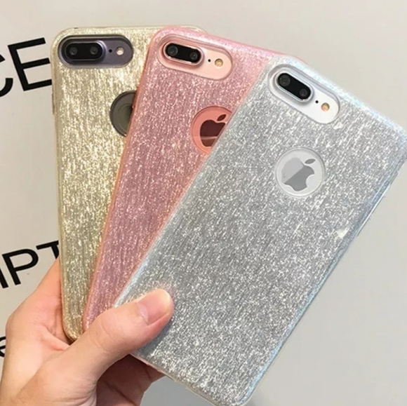 iPhone 7 plus Case iPhone 8 plus Case Glitter Sparkling - Picture 1 of 6